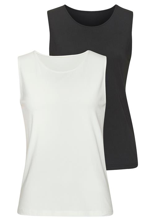 LASCANA Overdel  sort / hvid