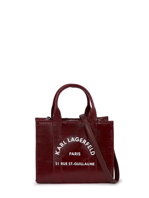 Karl Lagerfeld Shopper 'Rue St-Guillaume'  bordeaux / hvid
