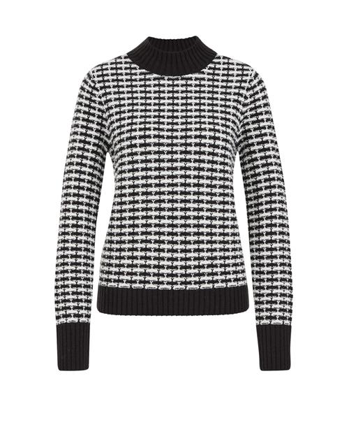 WE Fashion Pullover  sort / hvid