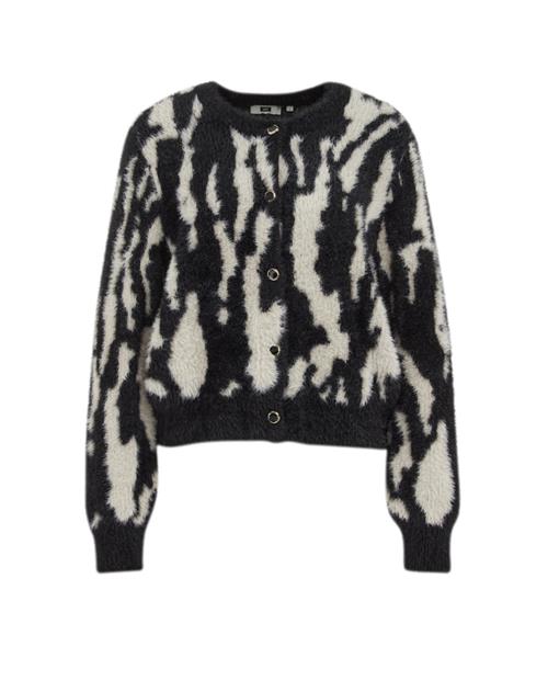 Se WE Fashion Cardigan  ecru / sort ved About You