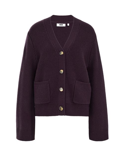 WE Studio Cardigan  aubergine