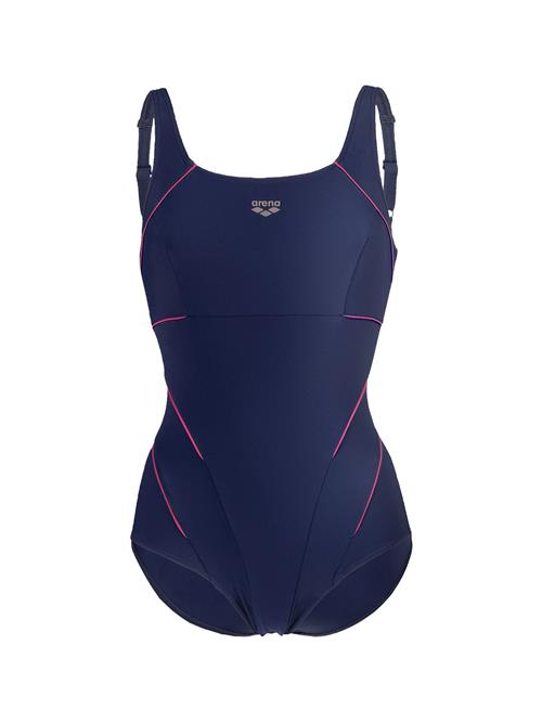 ARENA Formgivende badedragt 'SHAPEWEAR JEWEL LOW C-CUP'  mørkeblå / taupe / lys pink
