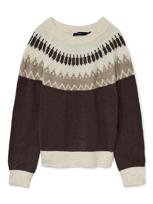 VERO MODA Pullover 'VMSIMONE'  beige / sand / choko