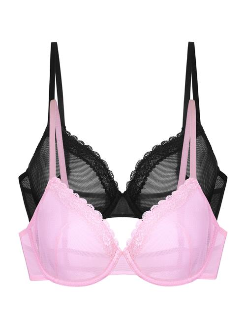 Dorina BH  pastelpink / sort