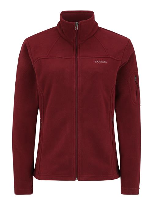 COLUMBIA Funktionsfleecejakke 'Fast Trek II'  merlot / hvid