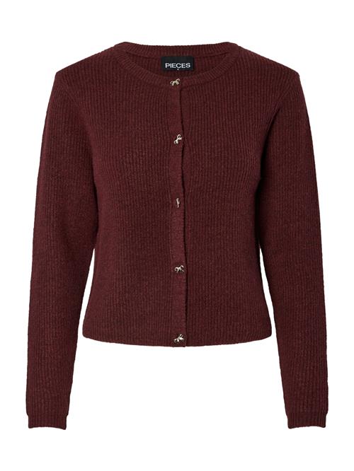 PIECES Cardigan 'PCSILLY'  vinrød