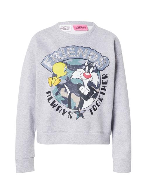 PRINCESS GOES HOLLYWOOD Sweatshirt 'Sylvester& Tweety friends'  gul / lysegrå / mint / sort