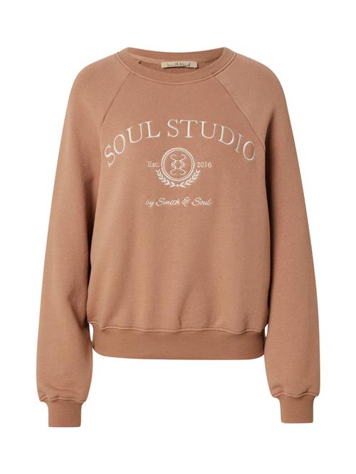 Smith&Soul Sweatshirt  karamel / hvid