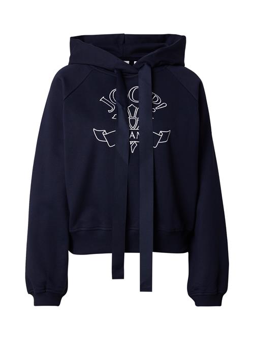 JOOP! Jeans Sweatshirt 'Tinna'  navy / hvid