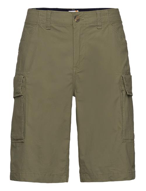 Se Brookline Poplin Cargo Short Cassel Earth Timberland Green ved Booztlet
