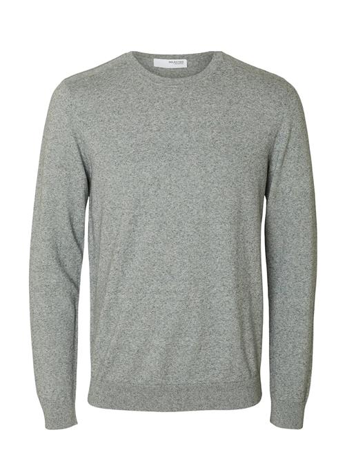 Slhberg Crew Neck B Selected Grey