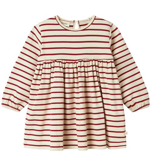 Lil' Atelier Kjole - NmfLima - Turtledove/Red Dahlia