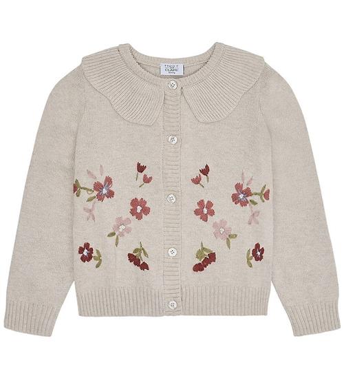 Se Hust and Claire Cardigan - Strik - Camilia - Wheat Melange ved KidsWorld