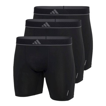 adidas 3P Active Micro Flex Boxer Brief Sort polyester X-Large Herre