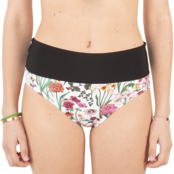 Chantelle Flowers High Waist Bikini Brief Hvid m Blomste 38 Dame