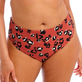 Elomi Kotiya Mid Rise Bikini Brief Orange/Sort 48 Dame