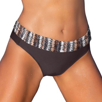 Wiki Puerto Rico Swim Tai De Luxe Brief Brun mønstret 48 Dame