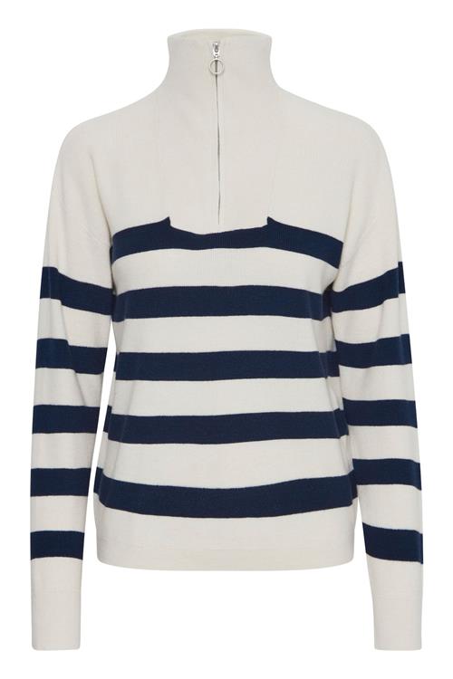 b.young Pullover 'Manina'  navy / hvid