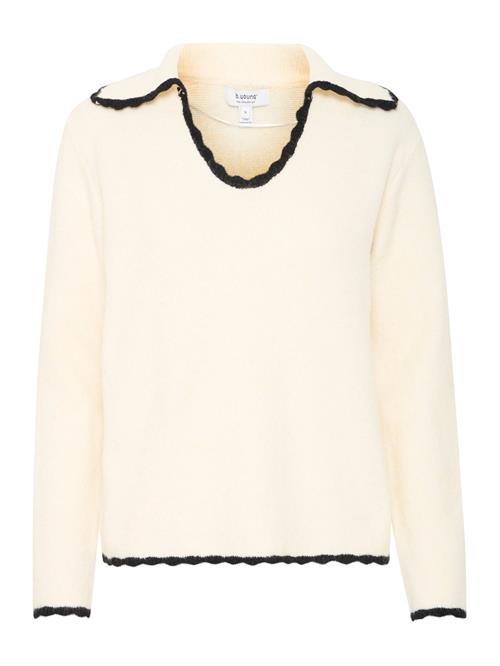 b.young Pullover 'Ninna'  creme / sort