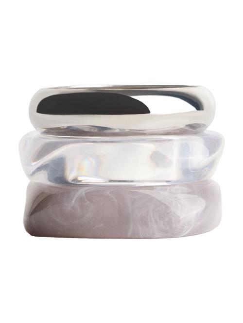 Bershka Armbånd  guld / greige / transparent