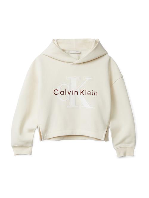 Calvin Klein Jeans Sweatshirt  elfenben / carminrød / hvid