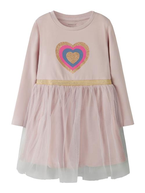 NAME IT Kjole 'NMFNASTAR'  blå / guld / lysviolet / lys pink