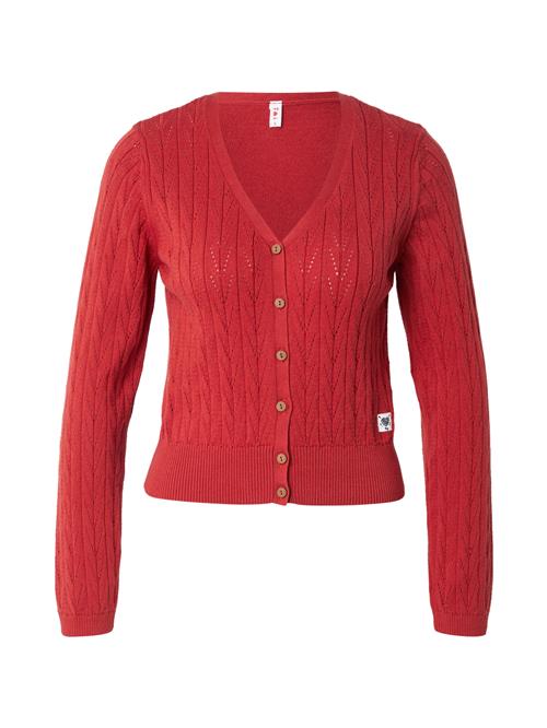 Blutsgeschwister Cardigan 'Save the World'  rød
