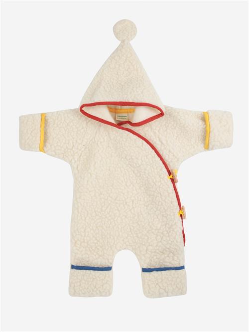 Bobo Choses Bobo Choses X Binibamba Snuggle-dragt I Uld Offwhite  Offwhite-0-6 months Wool Hvid  0-6 måneder  Unisex