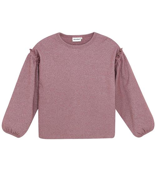 Minymo Bluse - Glitter - Rib - Rose Brown