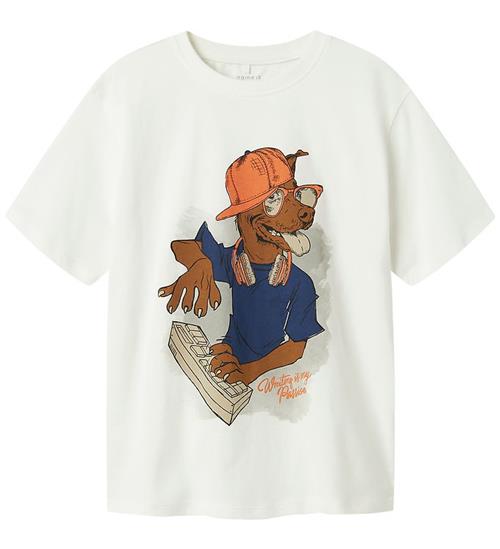 Name It T-shirt - NkmNova - Cloud Dancer m. Print