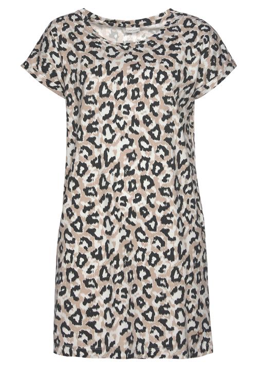 LASCANA Natskjorte  creme / sort / hvid