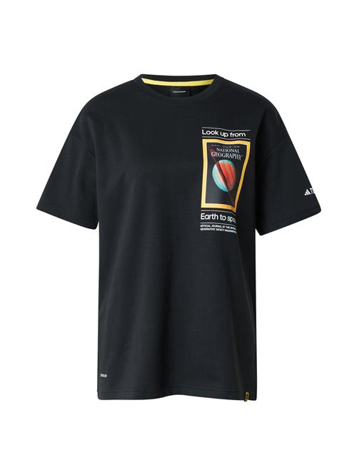 ADIDAS TERREX Funktionsskjorte 'National Geographic'  turkis / orange / sort / hvid