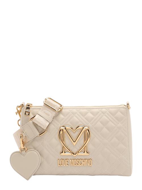 Love Moschino Skuldertaske  elfenben / guld