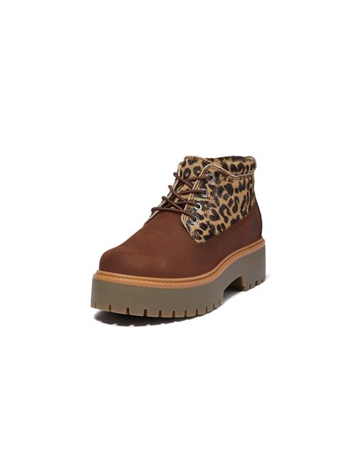 TIMBERLAND Snørestøvletter  brun / lysebrun / sort
