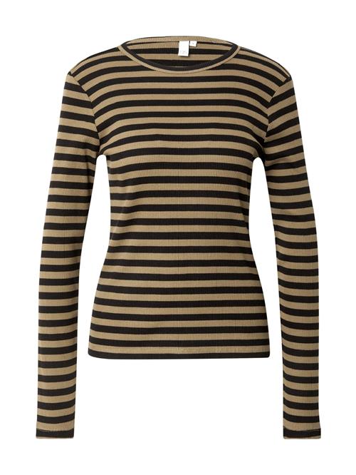 QS Shirts  oliven / sort