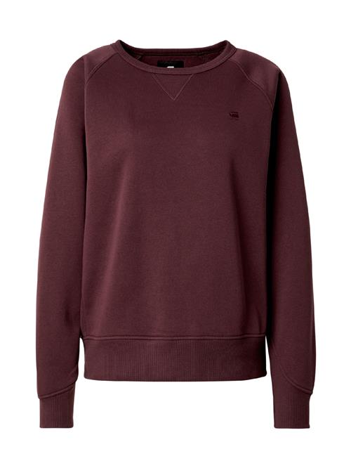 G-STAR Sweatshirt 'Premium Core 2.0'  kastaniebrun