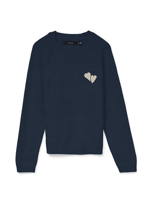 VERO MODA Pullover 'VMBAM'  navy / hvid