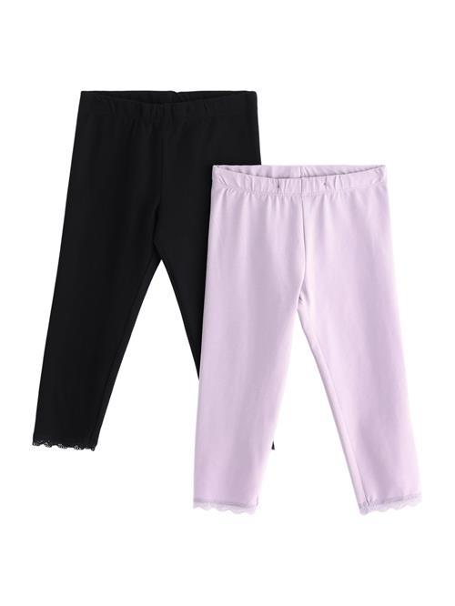 Lindex Leggings  lilla / sort