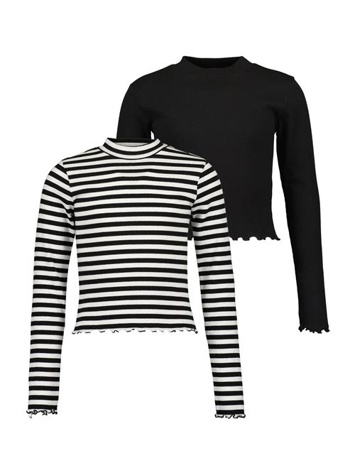 BLUE SEVEN Bluser & t-shirts  sort / hvid