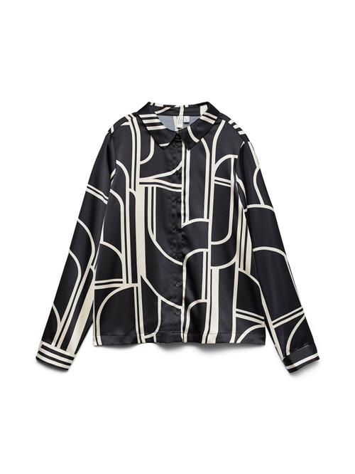 Se VERO MODA Bluse  sort / hvid ved About You