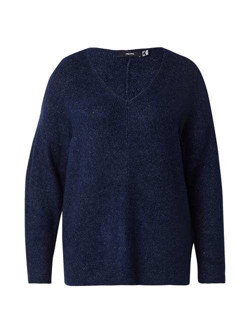 Vero Moda Curve Pullover 'VMCLEFILE'  mørkeblå
