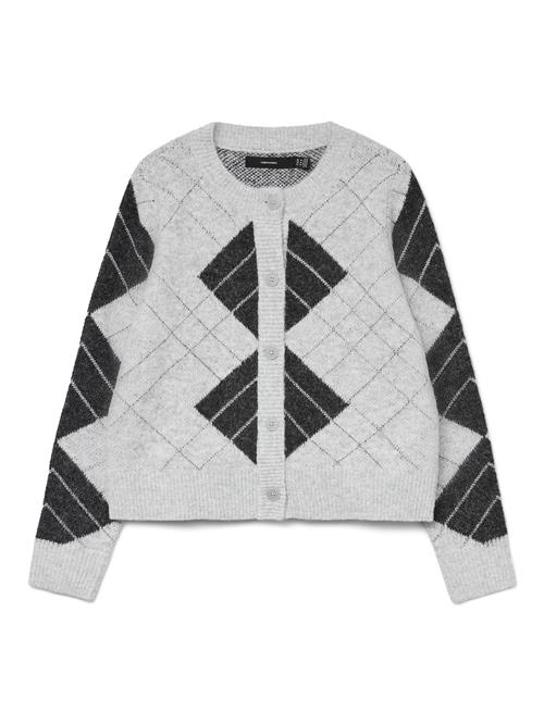 VERO MODA Cardigan 'DAE'  grå / sort