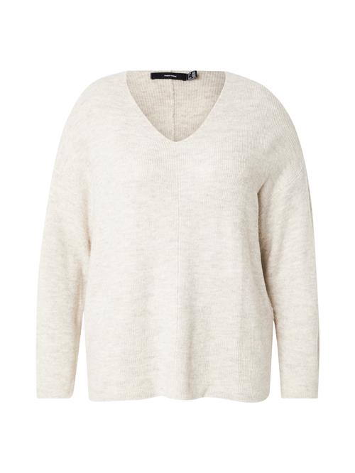 Vero Moda Curve Pullover 'VMClefile'  greige
