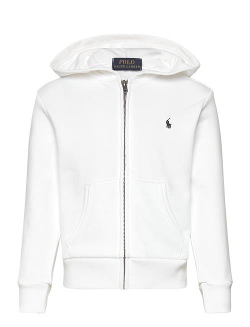 Se French Terry Full-Zip Hoodie Ralph Lauren Kids White ved Booztlet