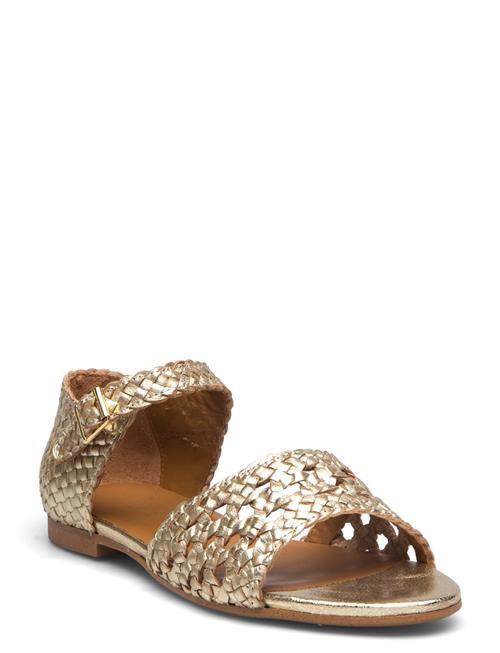 Se Sandals - Flat - Open Toe - Clo ANGULUS Gold ved Booztlet