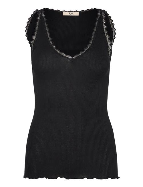 Rmwjohanne Wool Blend Sl V-Neck To RM By Rosemunde Black