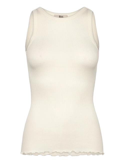 Rmwjohanne Wool Blend Sl Boxer Top RM By Rosemunde White