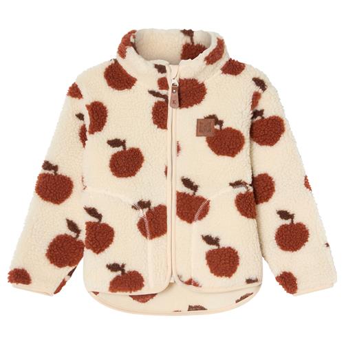Kuling Austin Pile Fleece-jakke Apples  128 cm  Hvid  128 cm  Unisex