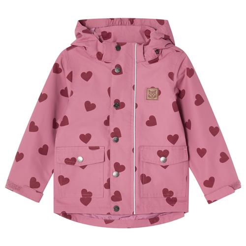 Kuling Stockholm Skaljakke Mauve Hearts  122 cm  Lilla  122 cm  Unisex
