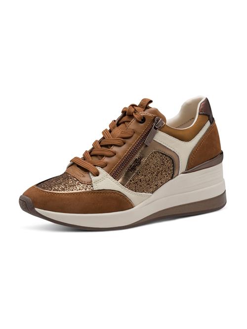 Tamaris Sneaker low  cognac / bronze / naturhvid